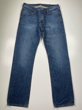 Bullhead Denim Co Slim Straight Medium Wash Blue Jeans Men’s Size 34x34